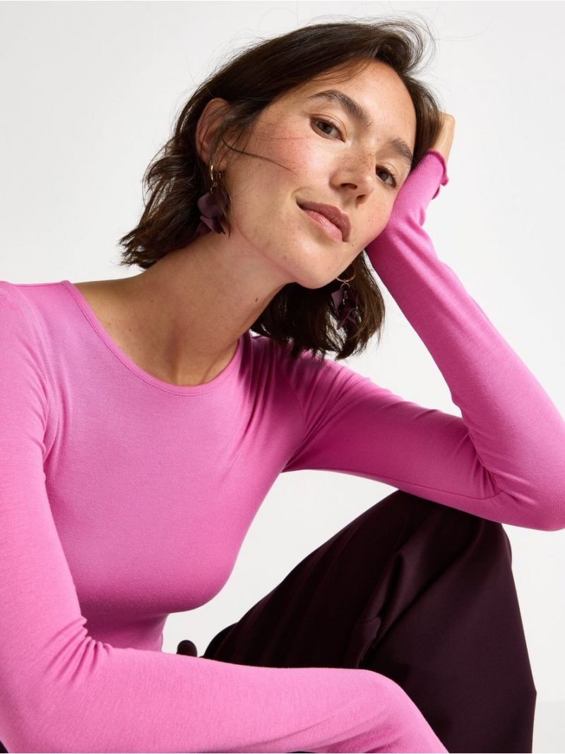 Majica - Soft long-sleeved top - 3009765-9869