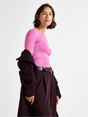 Soft long-sleeved top - 3009765-9869
