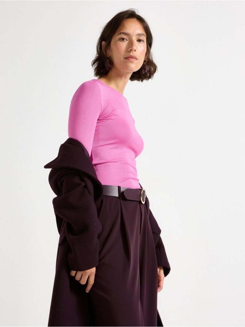 - Majica - Soft long-sleeved top Majica - Soft long-sleeved top - 3009765-9869