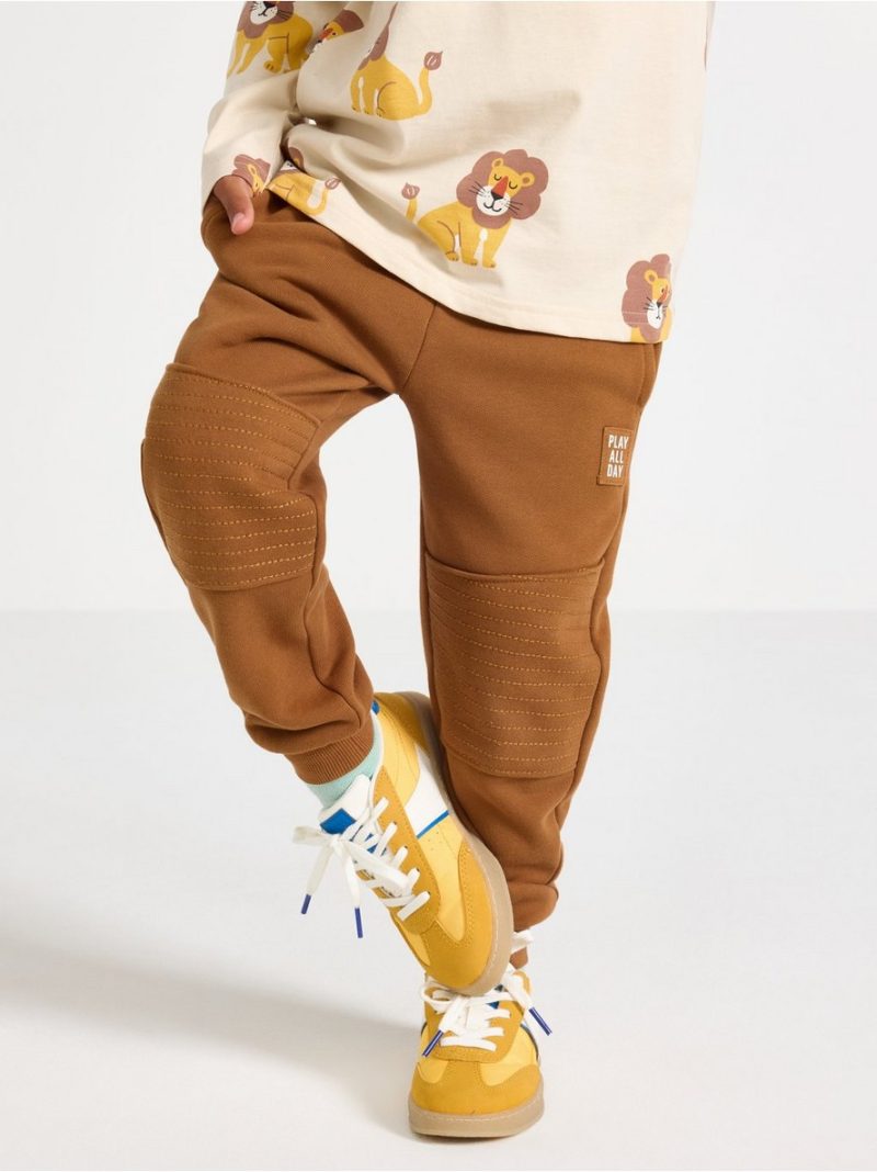 Joggers with reinforced knees - 7901099-1767