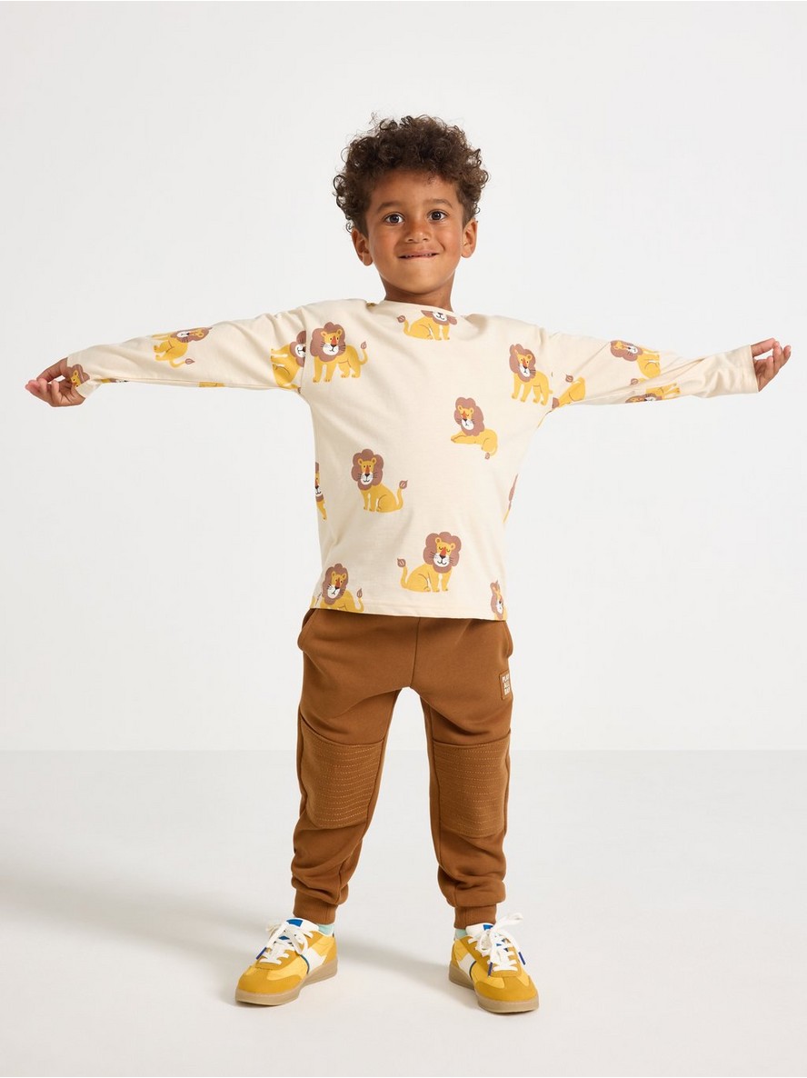 Joggers with reinforced knees - 7901099-1767