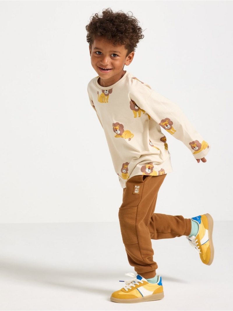 Joggers with reinforced knees - 7901099-1767