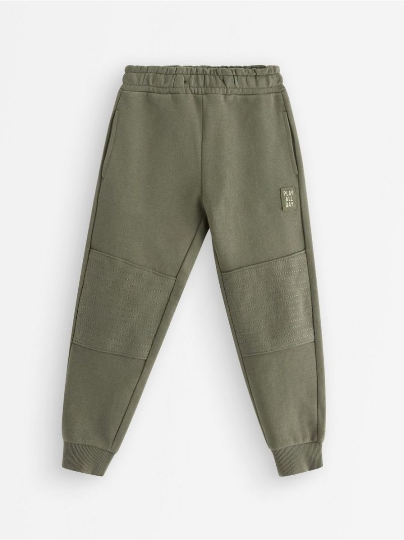 Trenerka donji deo - Joggers with reinforced knees - 7901099-6876