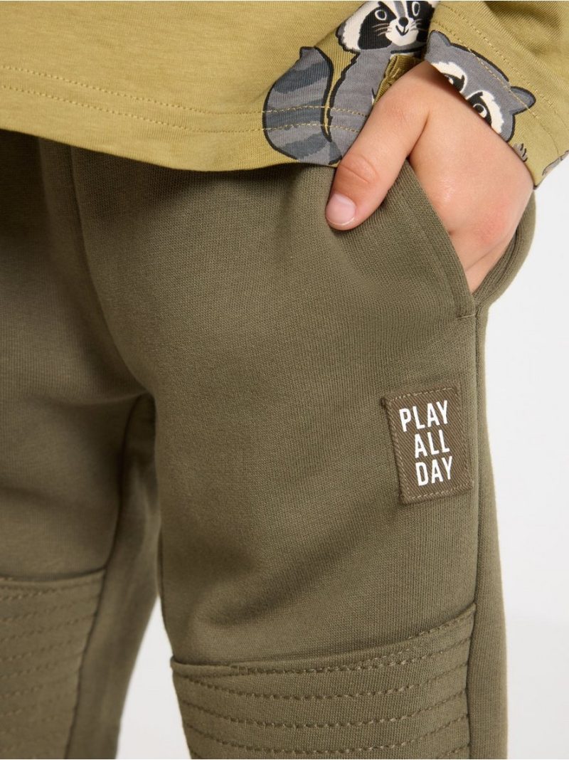 Trenerka donji deo - Joggers with reinforced knees - 7901099-6876