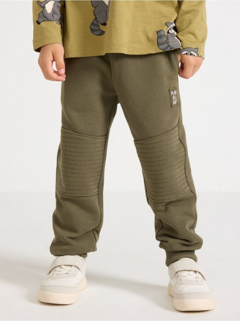 Trenerka donji deo - Joggers with reinforced knees - 7901099-6876