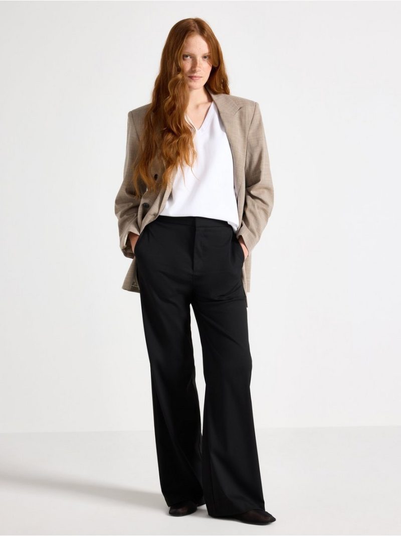 - LYKKE wide trousers LYKKE wide trousers - 8016523-80