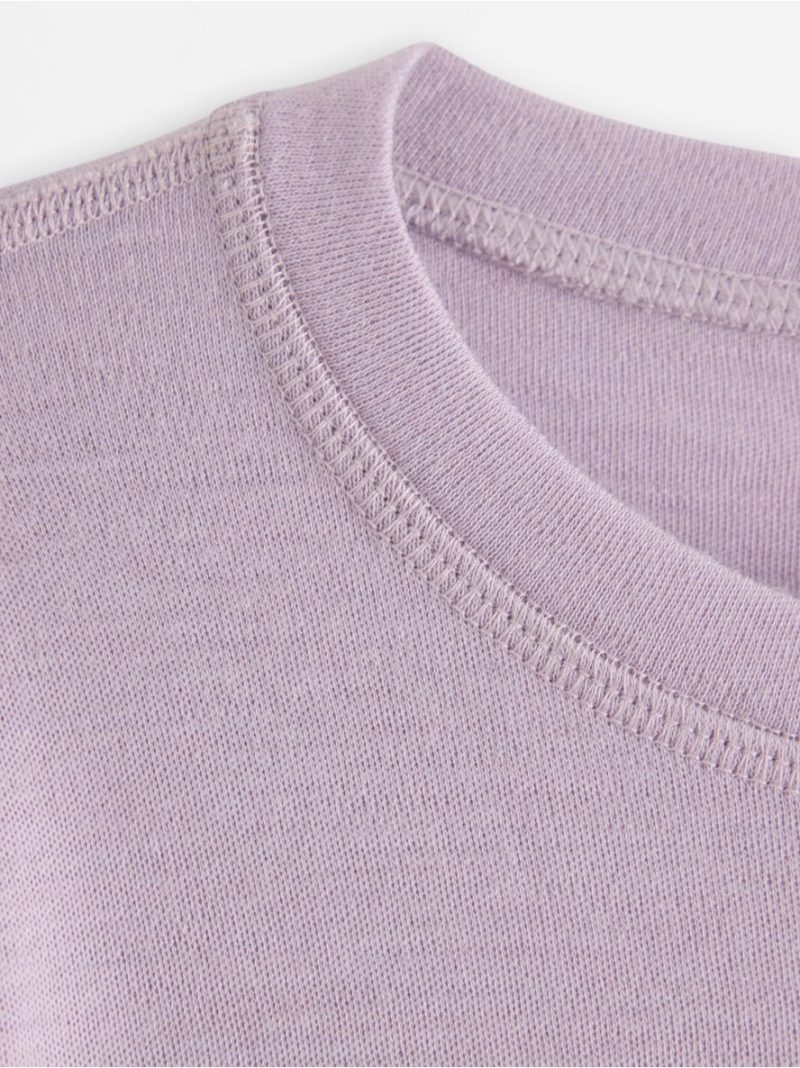 Long-sleeved top in merino wool - 8168828-6375