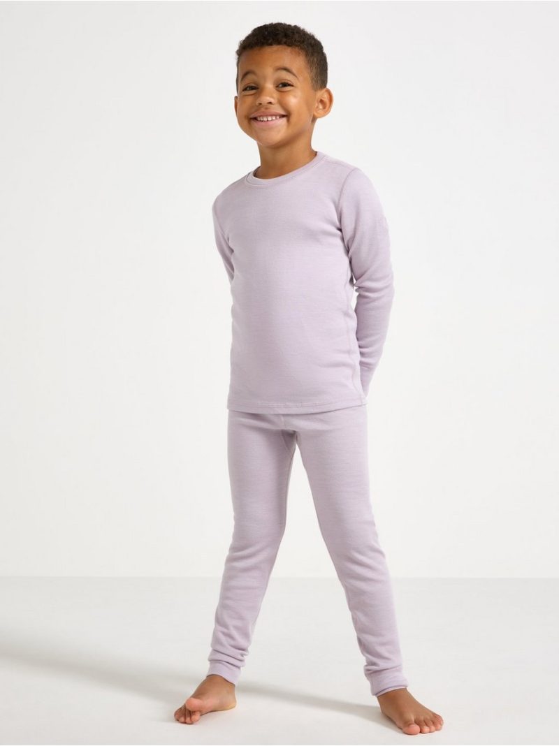 Long johns in merino wool - 8168829-6375