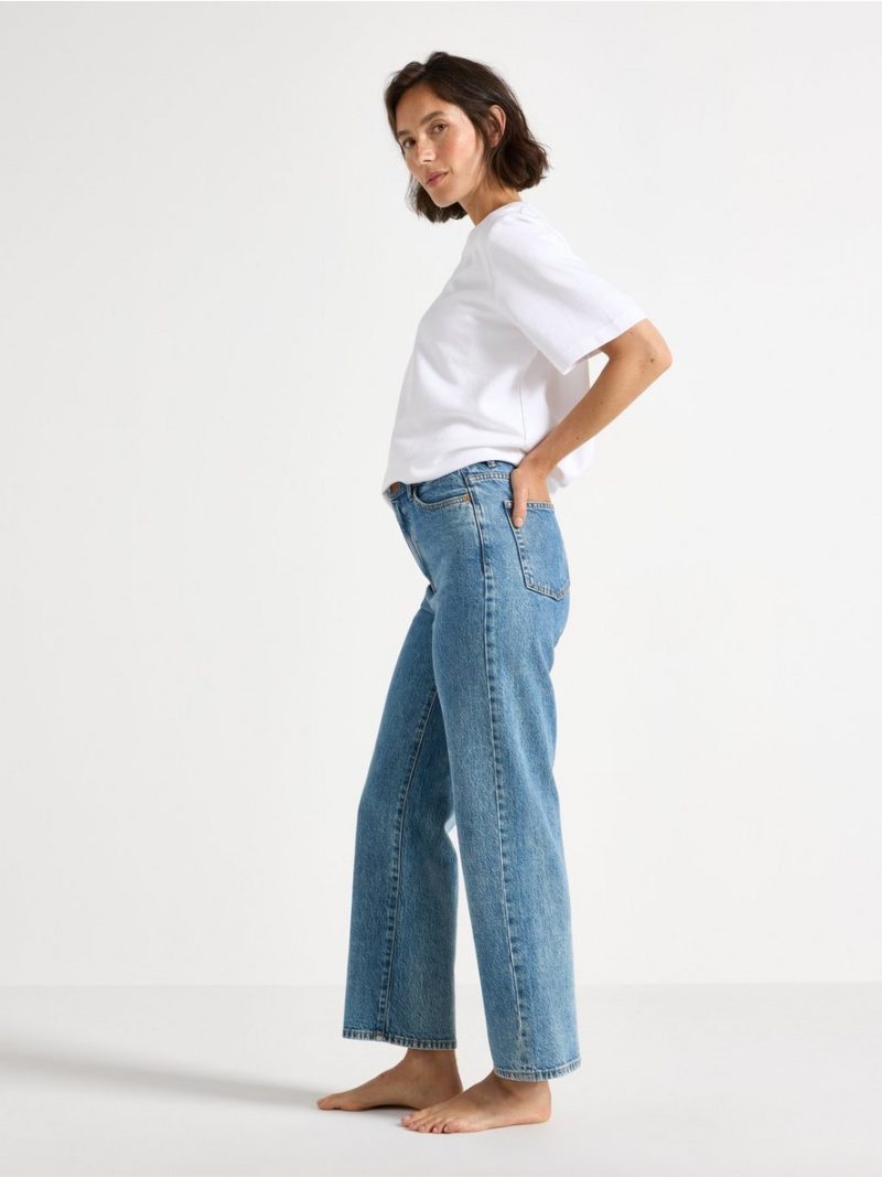 WIDE Hanna cropped jeans with light stretch - 8193059-791