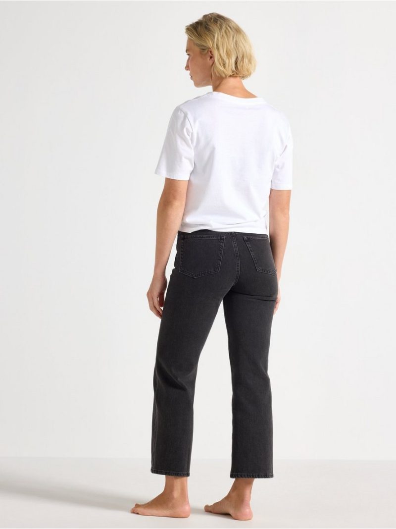 WIDE Hanna cropped  jeans with light stretch - 8308185-80