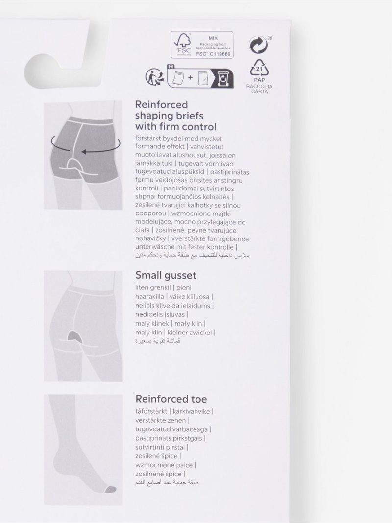 Firm support shaping tights 40 denier - 8308338-6554