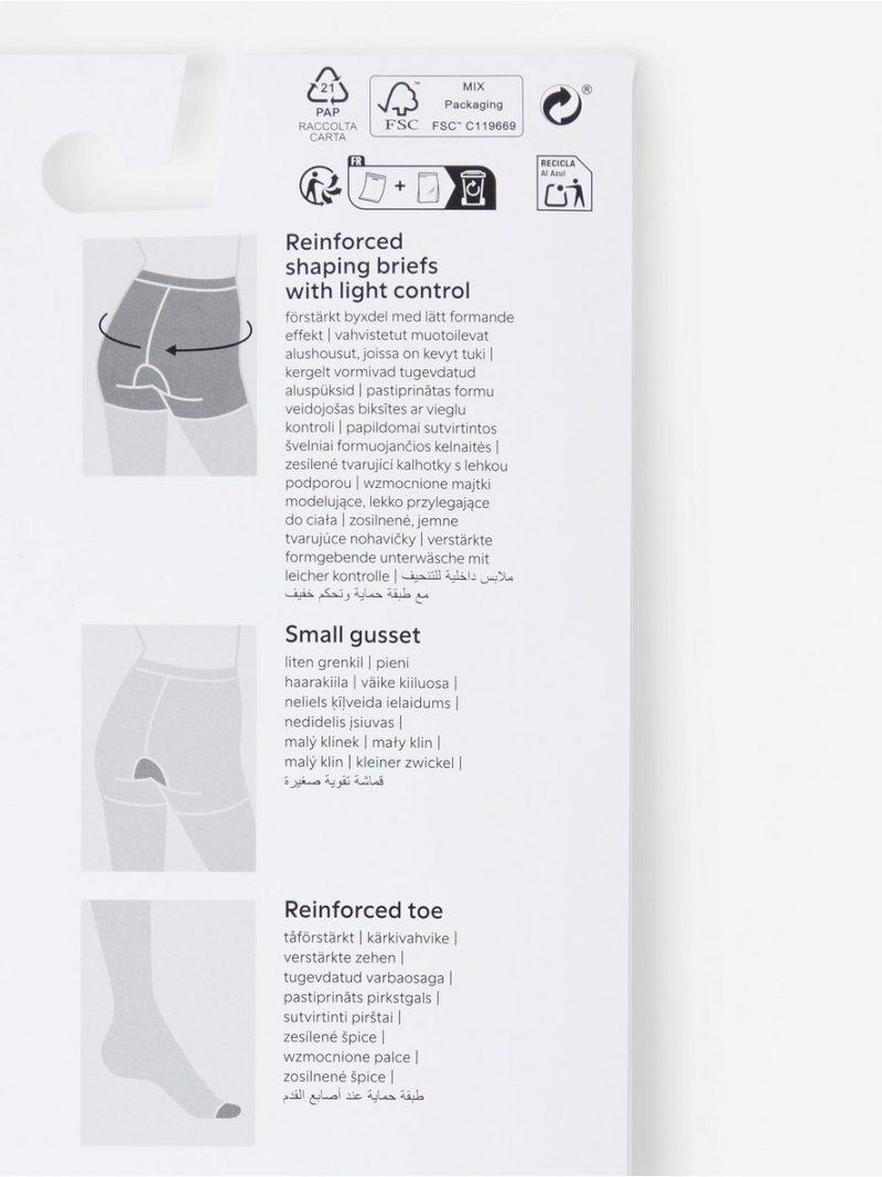 Light shaping semi shine tights 20 denier - 8308373-6553