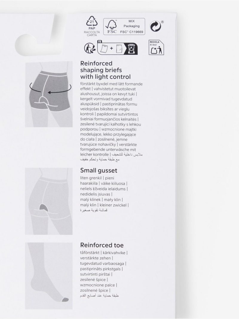 Light shaping semi shine tights 20 denier - 8308373-6554