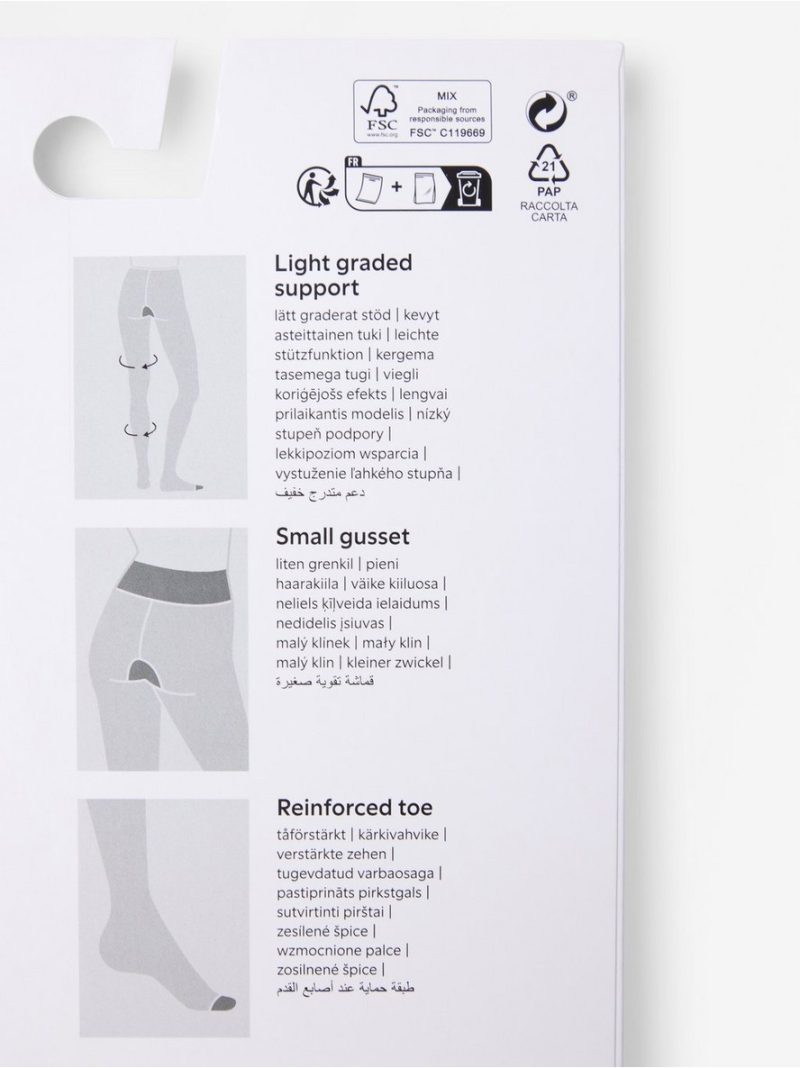 Light support tights 40 denier - 8308378-6553