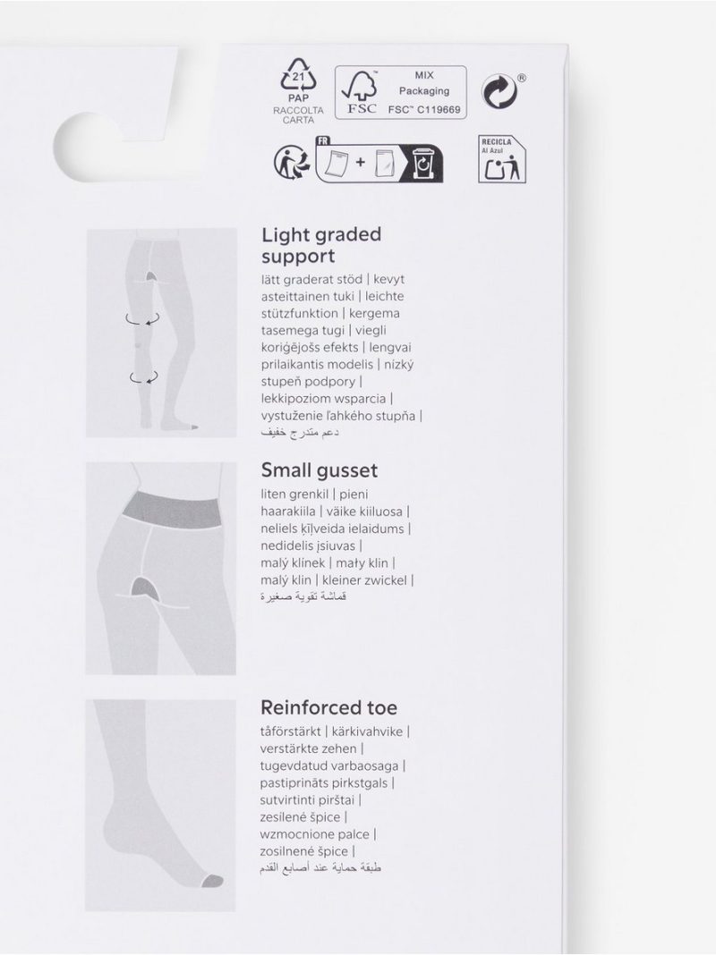 Light support tights 40 denier - 8308378-80