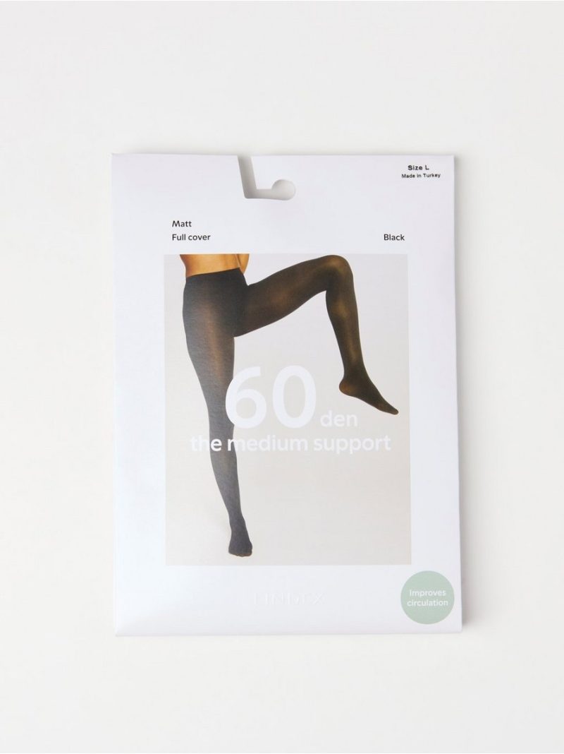 Hulahopke - Medium support matt tights 60 denier - 8308379-80