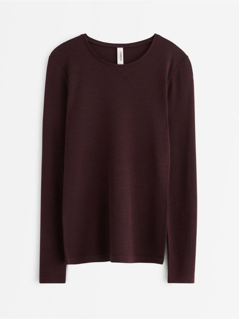 Majica - Long sleeve top in merino wool - 8362682-8704