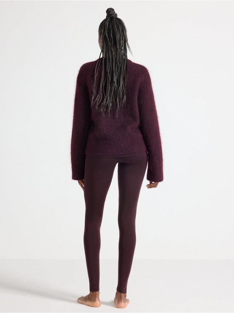 Leggings in merino wool - 8362685-8704