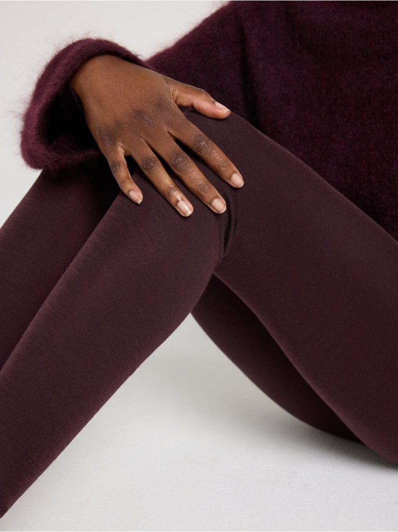 Leggings in merino wool - 8362685-8704