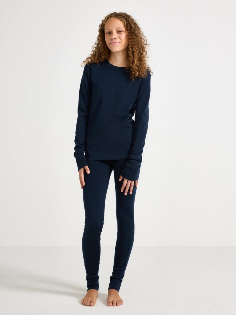 Long johns in merino wool - 8380191-2150