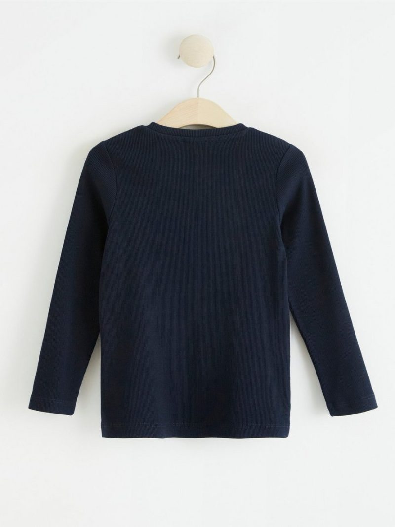 Ribbed long sleeve top - 8396490-2521