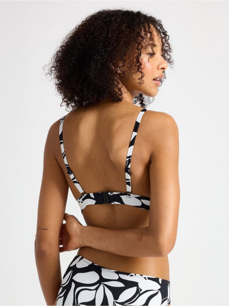 Padded triangle bikini bra - 8461426-3675