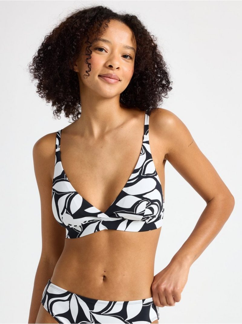 Padded triangle bikini bra - 8461426-3675