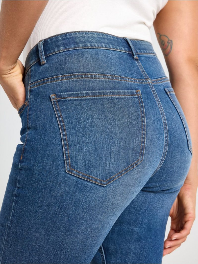 FLARE Karen cropped jeans with mid waist - 8529266-791