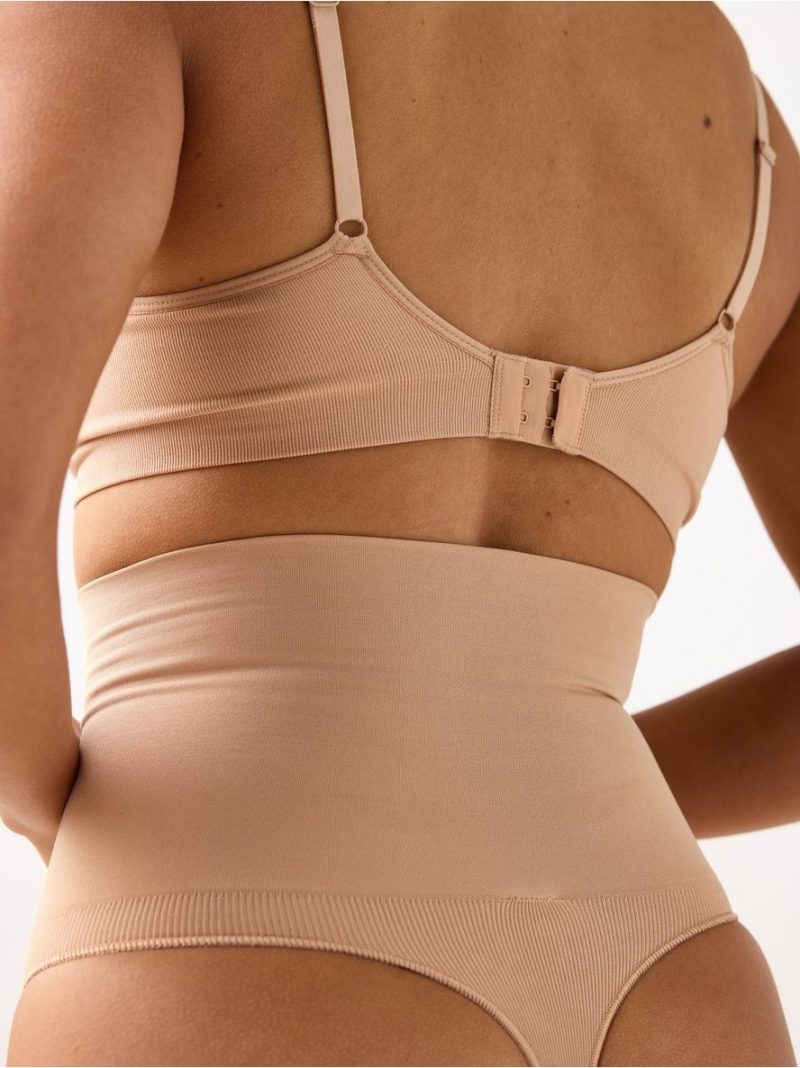 Zonal support shaping thong - 8560090-6793