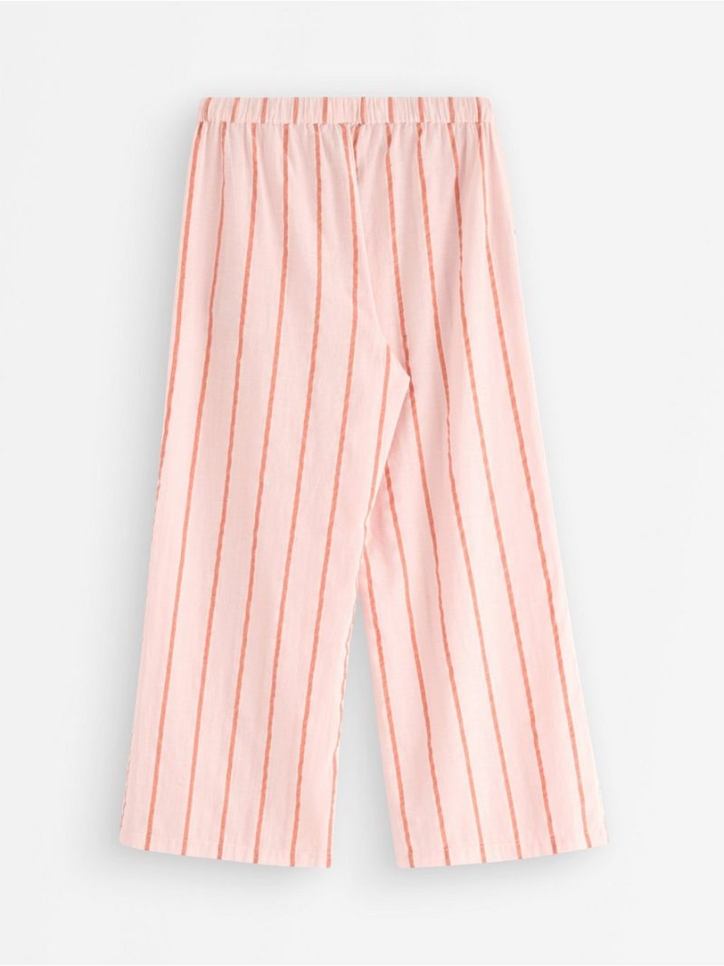 Pyjama trousers in seersucker - 8579929-7723