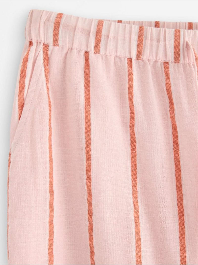 Pyjama trousers in seersucker - 8579929-7723