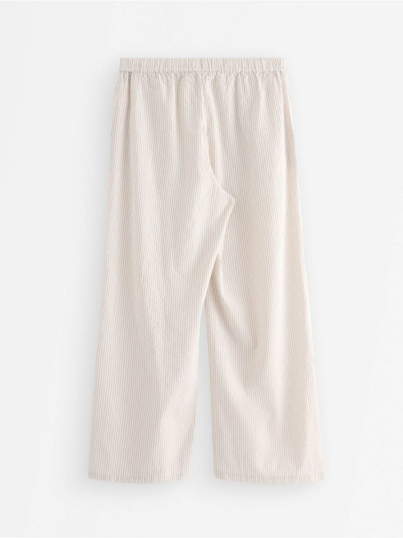 Pyjama trousers in seersucker - 8579929-7951
