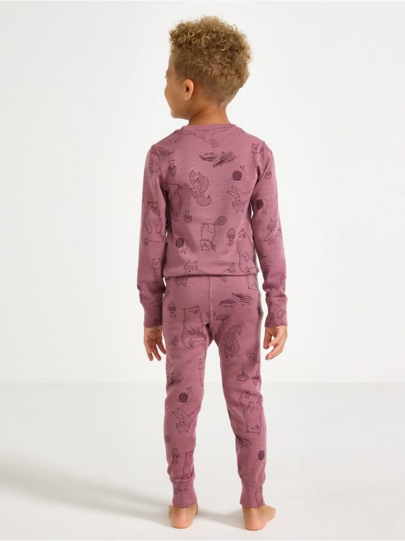 Leggings in merino wool - 8583145-7660