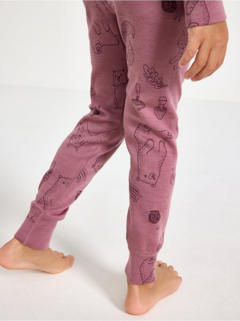 Leggings in merino wool - 8583145-7660