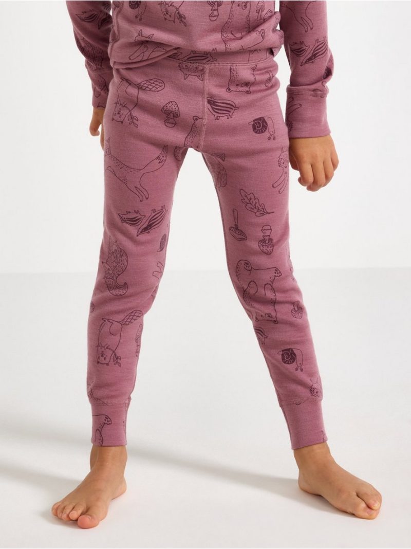 Leggings in merino wool - 8583145-7660