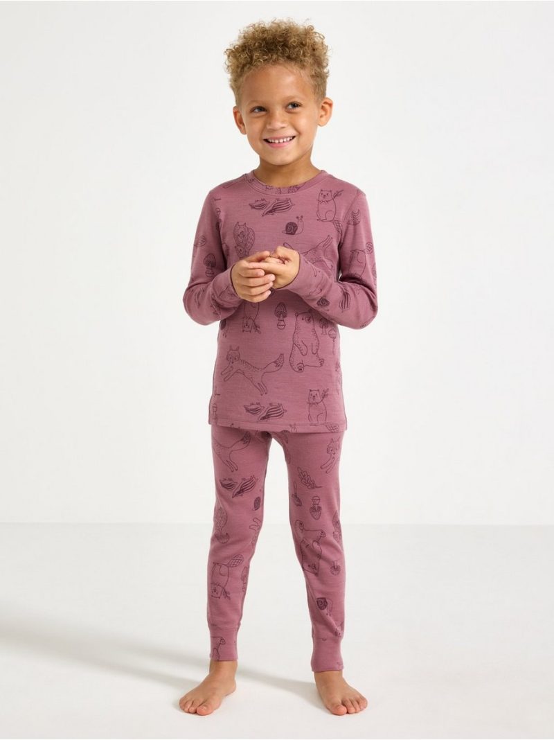 Leggings in merino wool - 8583145-7660