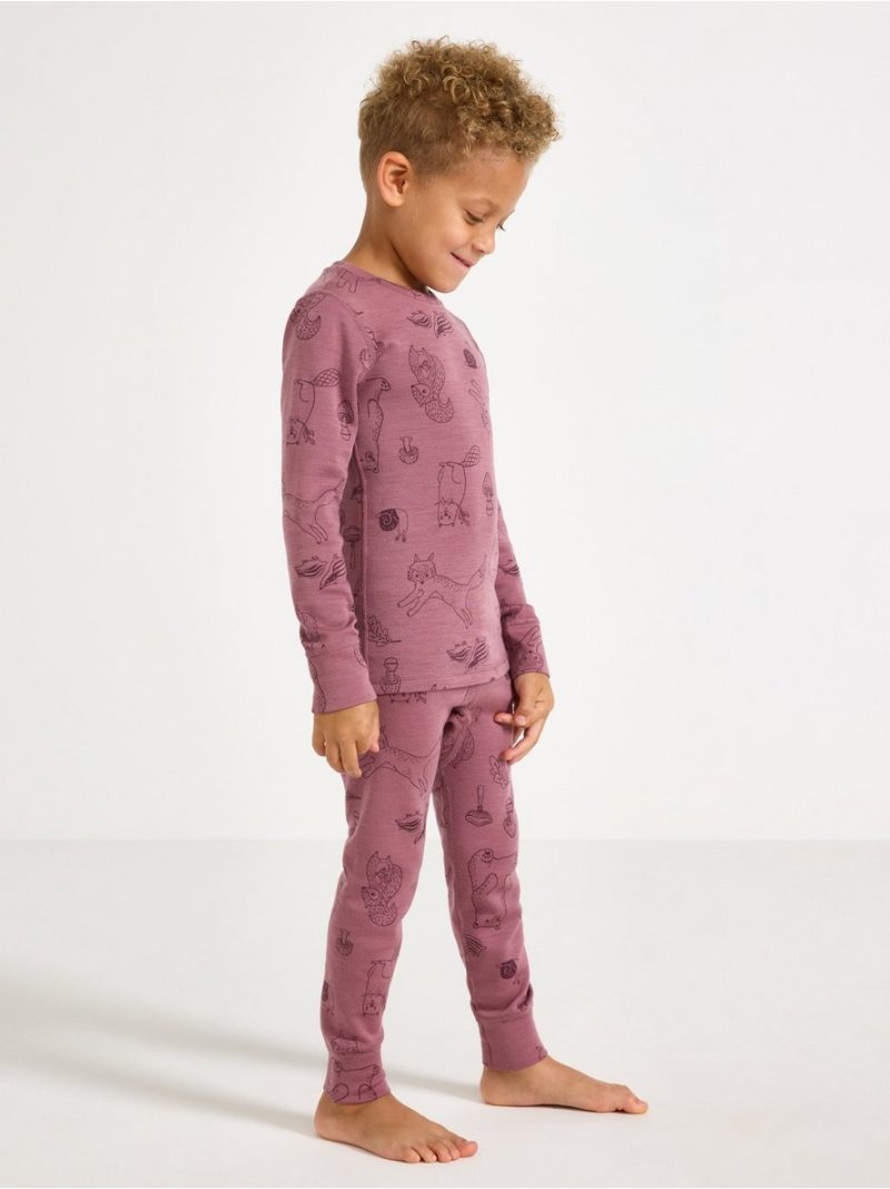 Leggings in merino wool - 8583145-7660