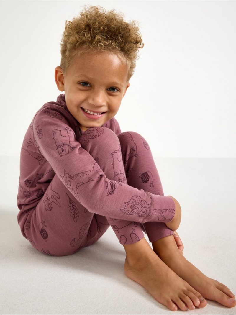 Leggings in merino wool - 8583145-7660