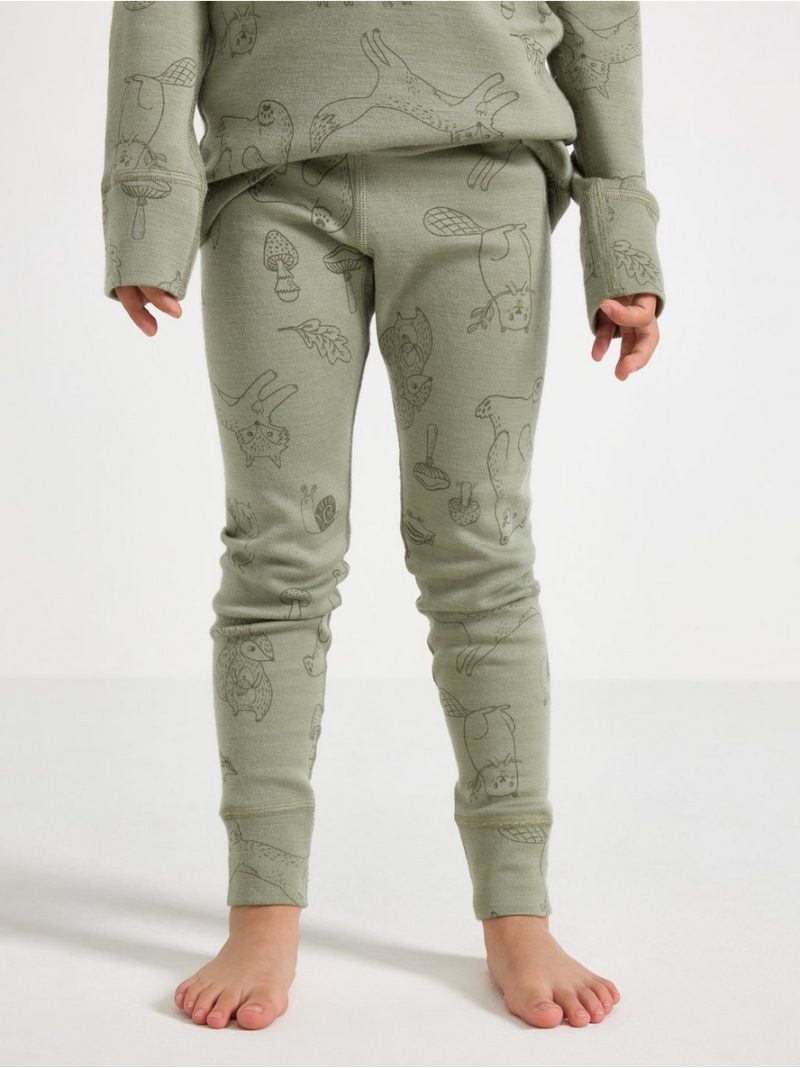 Leggings in merino wool - 8583145-8878