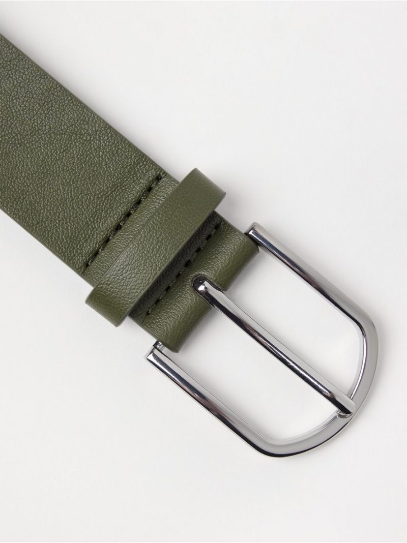 Belt with metal buckle - 8608323-3481