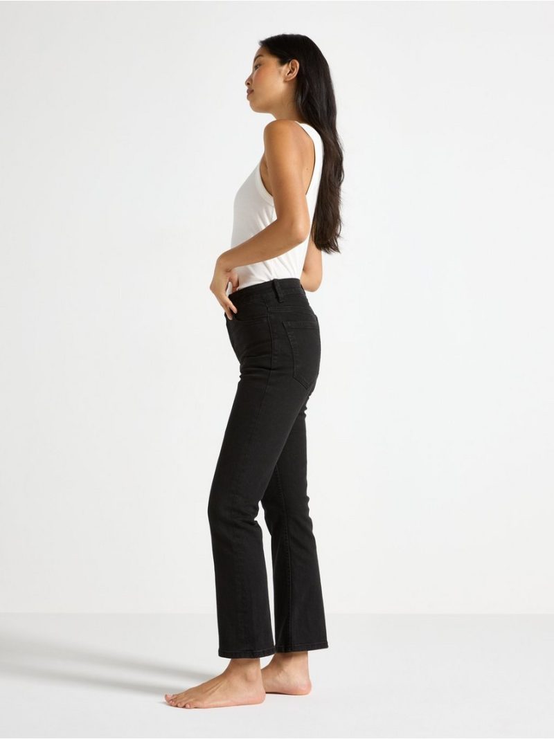 FLARE Karen cropped jeans with mid waist - 8618831-80