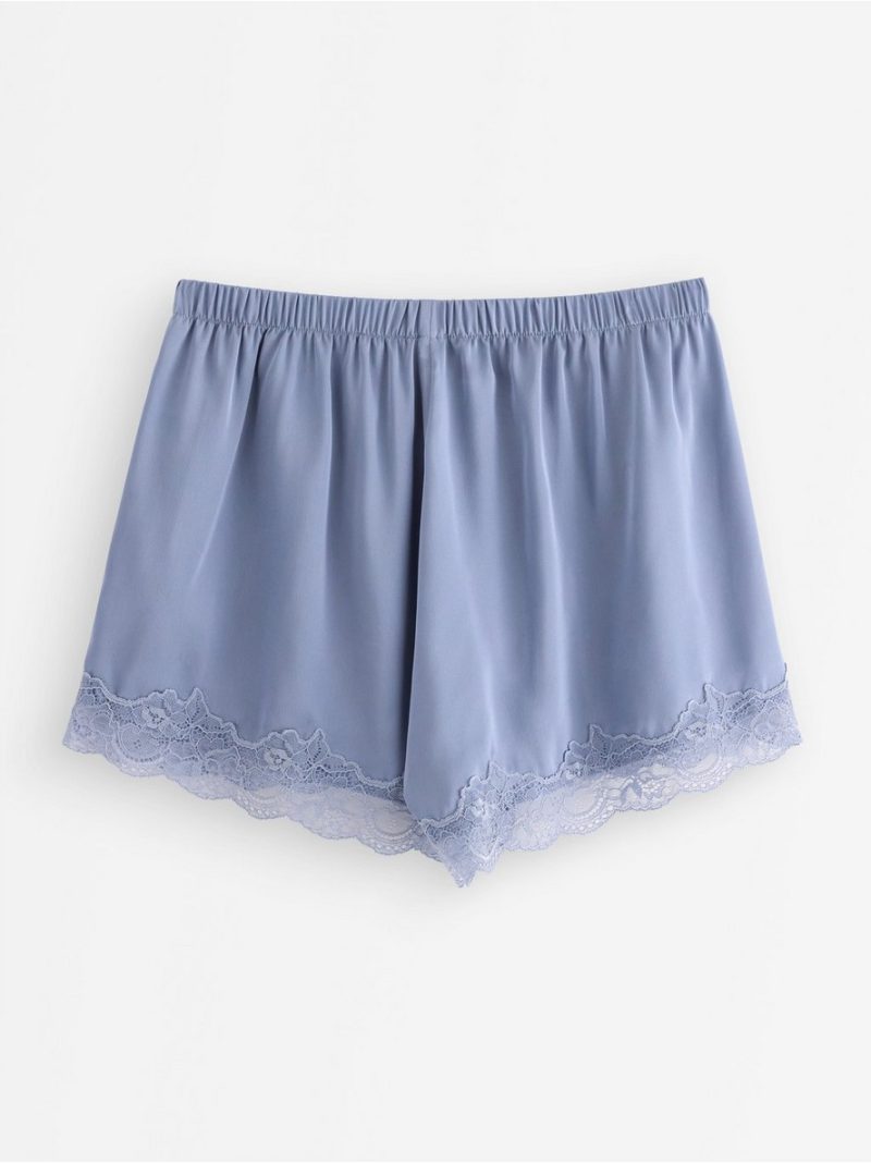 Pyjama shorts in satin - 8622886-4595