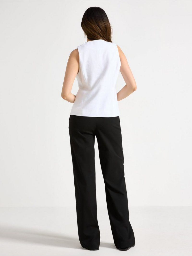 LYKKE The wide trousers with extra long leg - 8650497-80