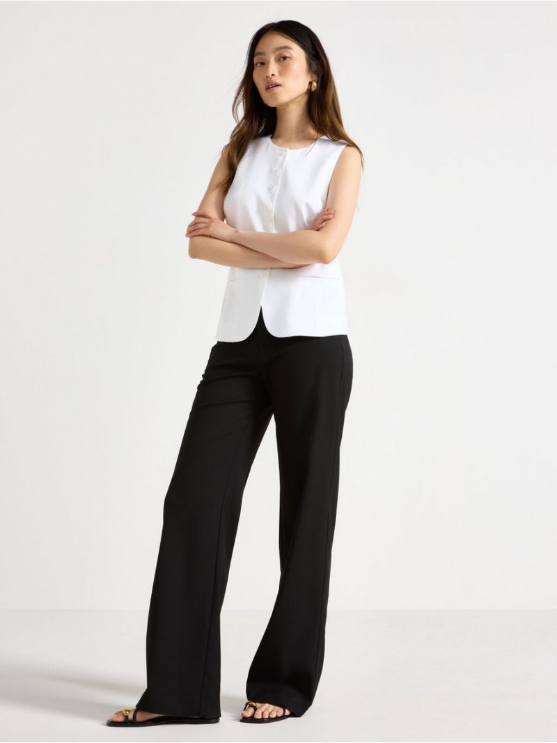 - LYKKE The wide trousers with extra long leg LYKKE The wide trousers with extra long leg - 8650497-80