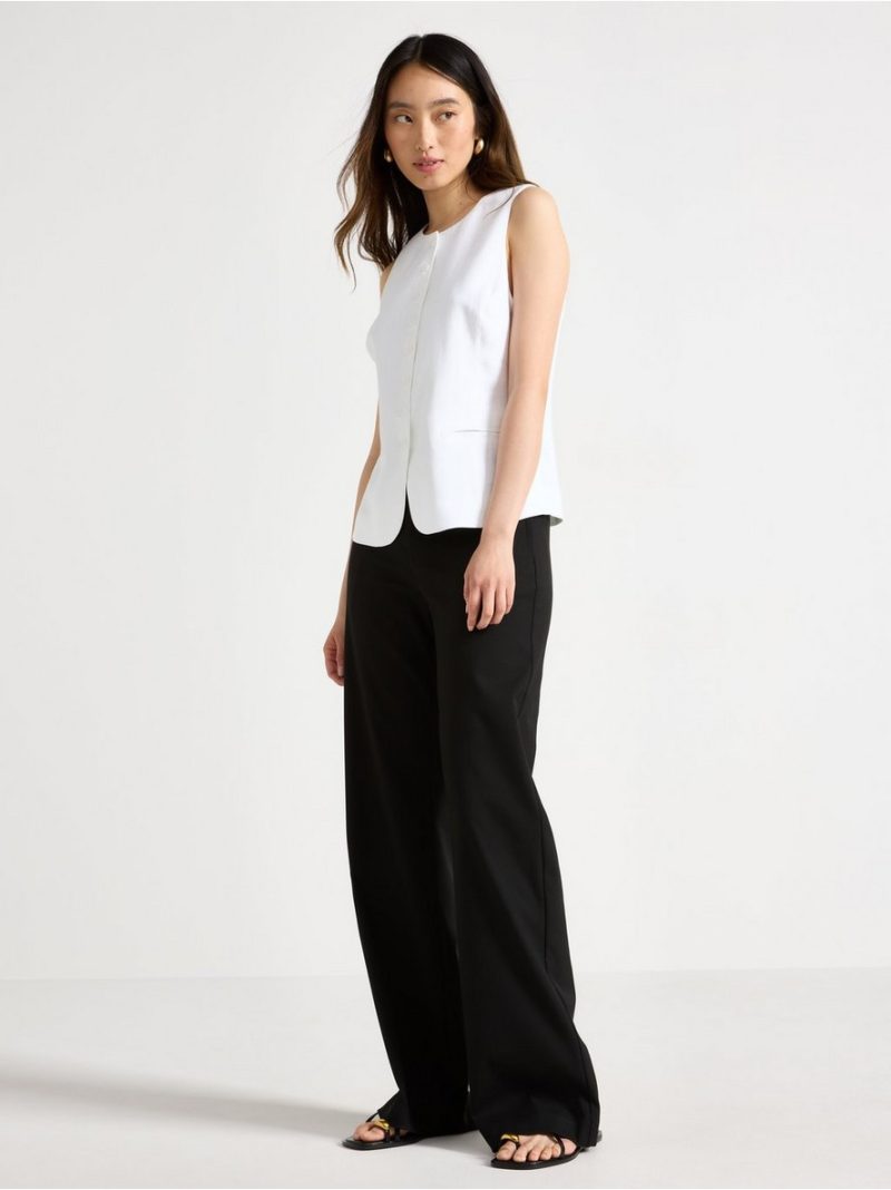 LYKKE The wide trousers with extra long leg - 8650497-80