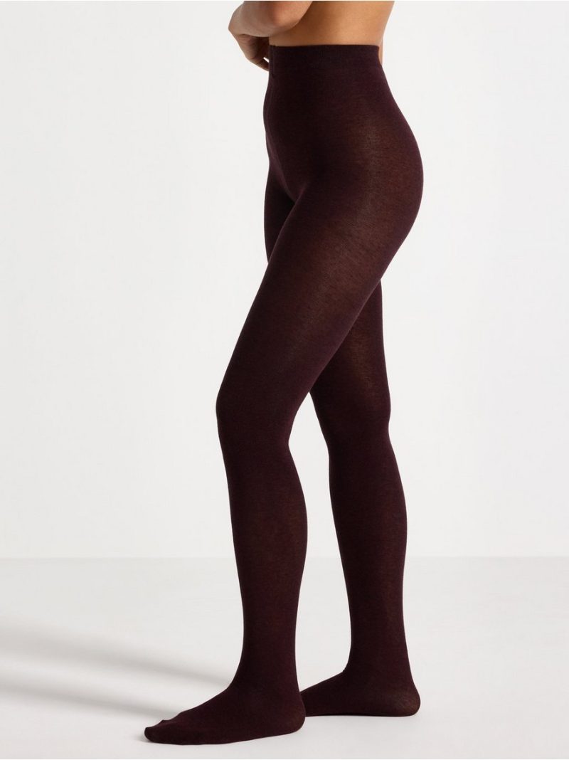 Knitted tights in cotton - 8657487-1593