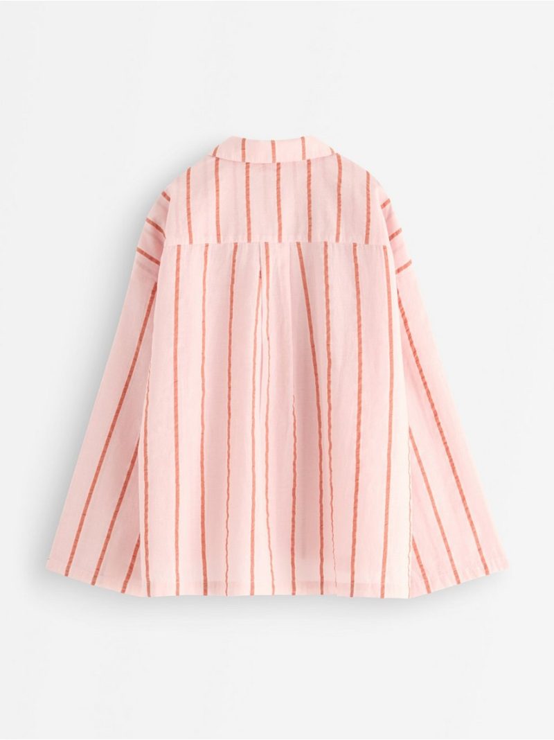 Pyjama shirt in seersucker - 8673001-7723