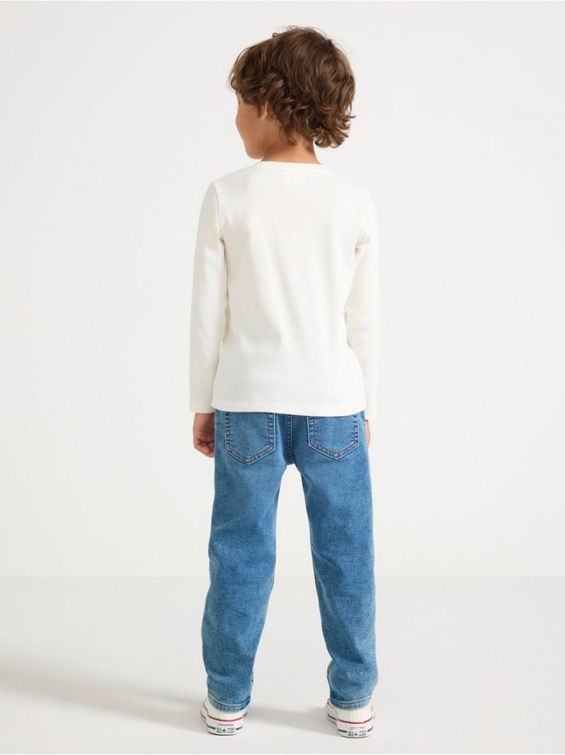 STAFFAN Straight leg jeans in denim jersey - 8688464-790