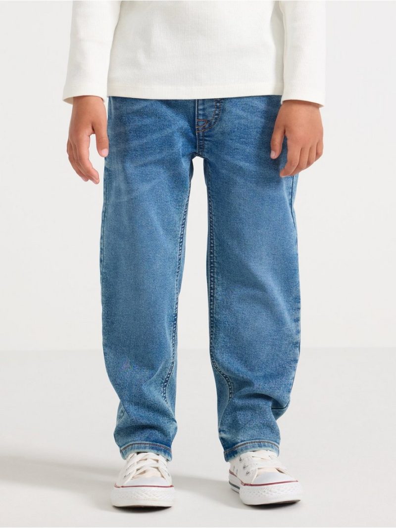 STAFFAN Straight leg jeans in denim jersey - 8688464-790