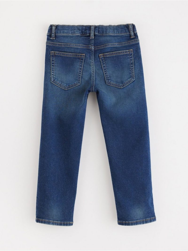 STAFFAN Straight leg jeans in denim jersey - 8688464-822